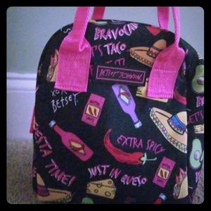 Betsey johnson lunch box school taco mexican
